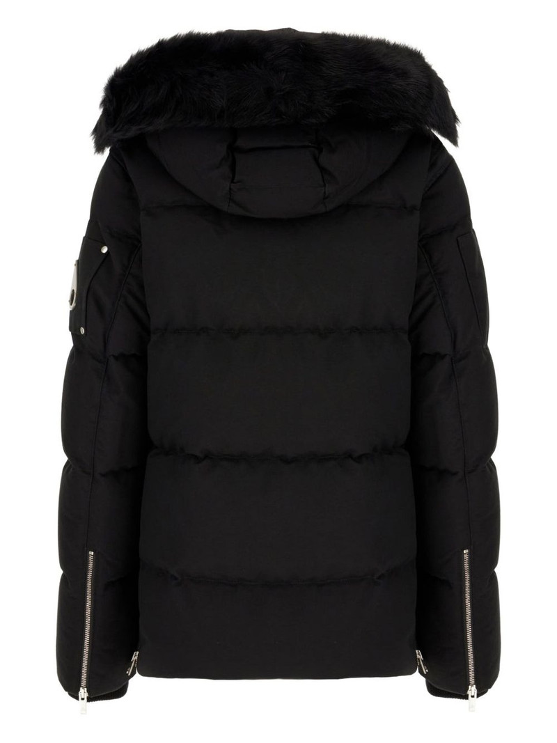 MOOSE KNUCKLES hooded puffer jacket outlook