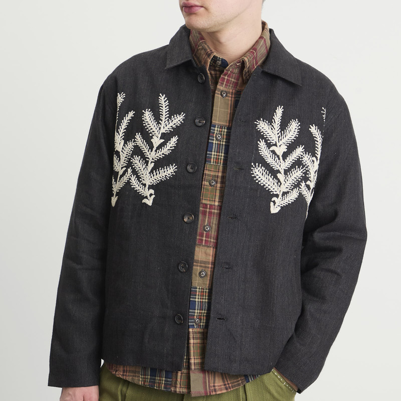 Kartik Research Block Print Boxy Jacket 5