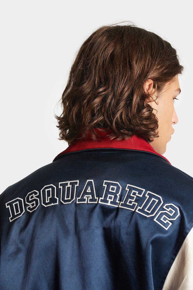 BOWLING SATIN BOMBER - 6
