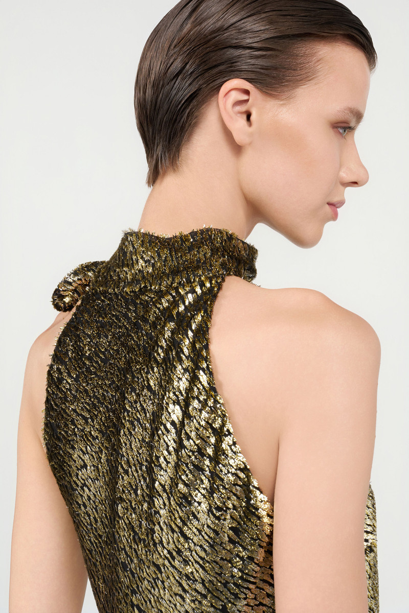 Fil Coupé Top With Leopard Motif 7