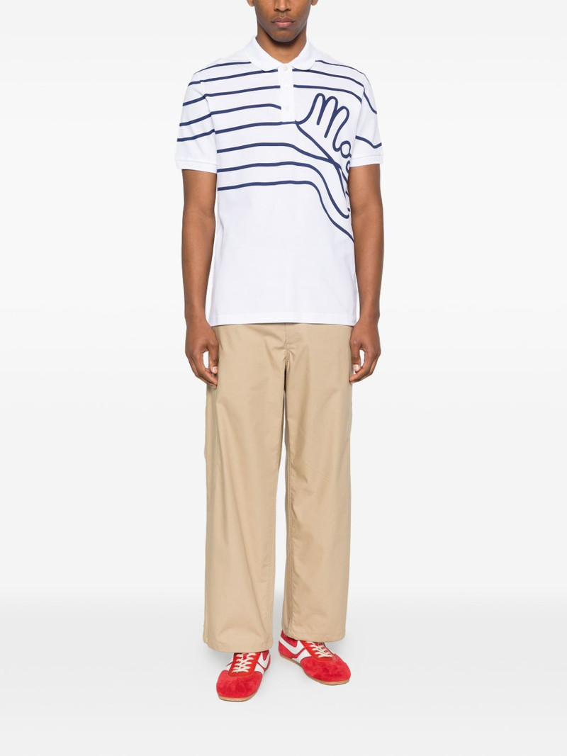 Moschino button polo shirt outlook