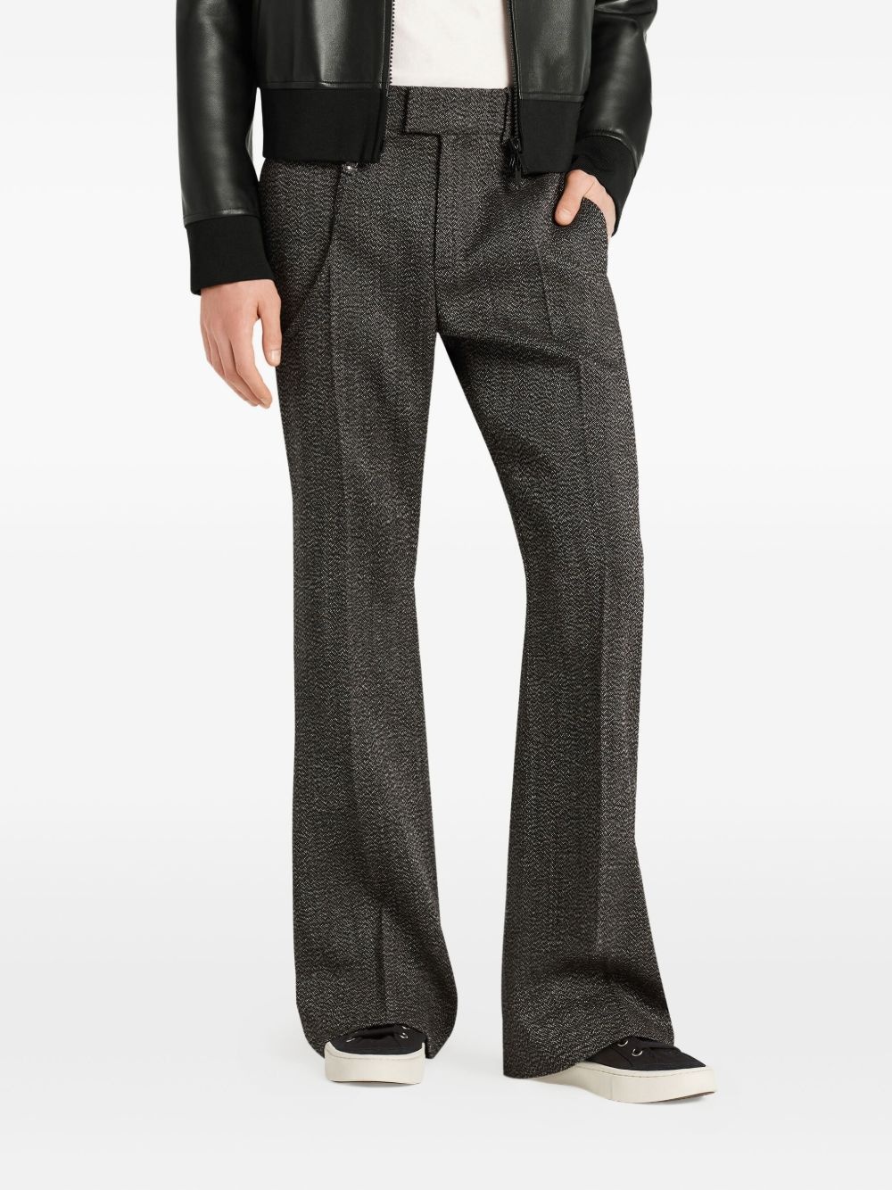 strap-detail trousers - 4