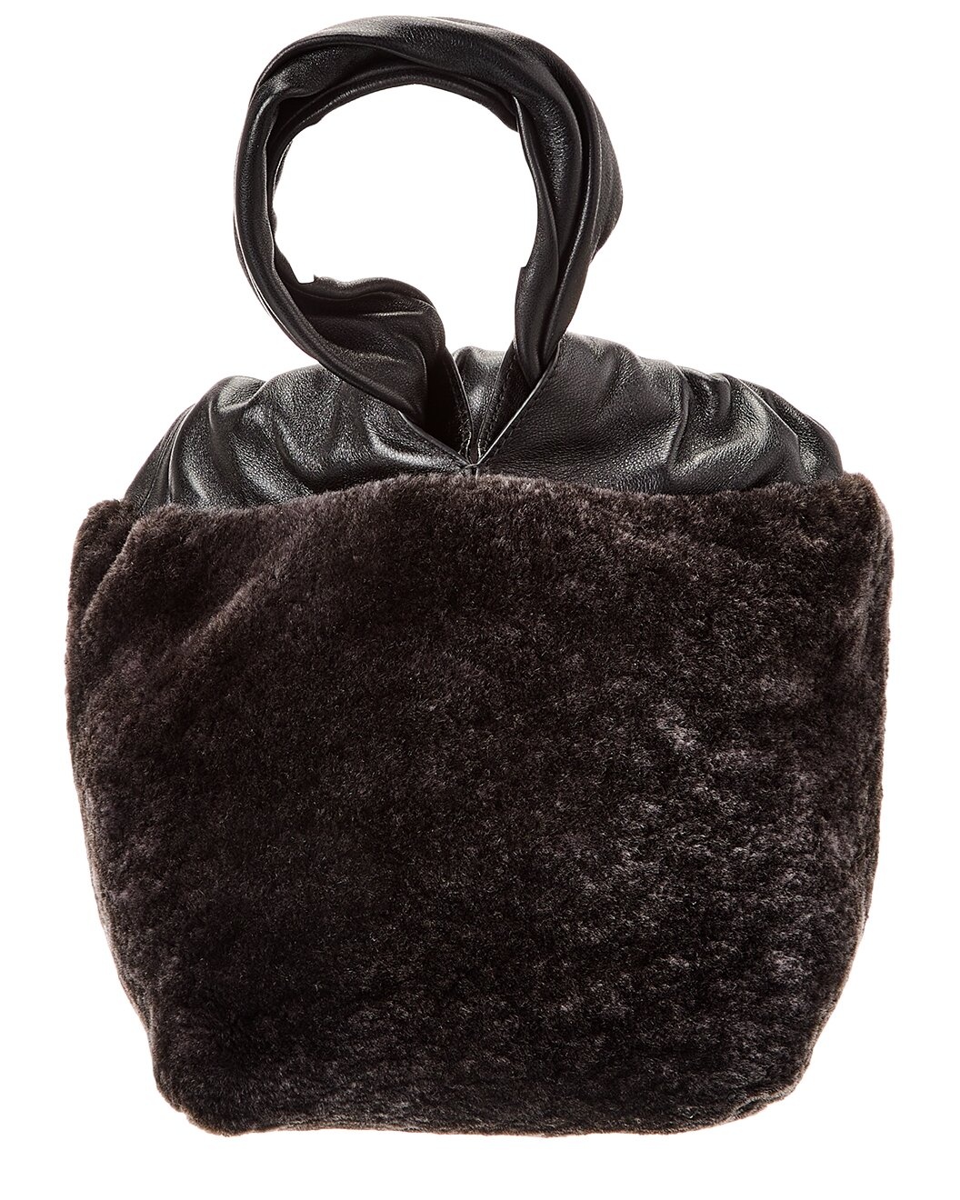 Jil Sander Drawstring Leather Bucket Bag - 2