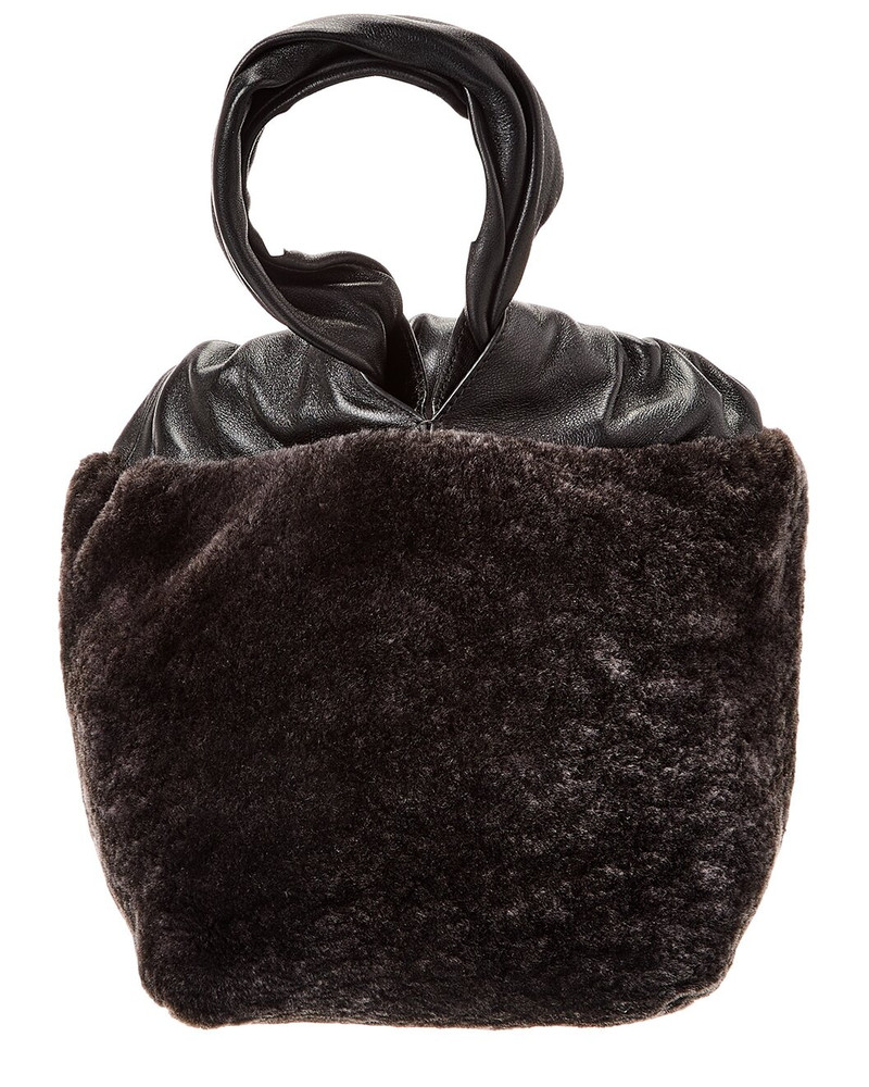 Jil Sander Jil Sander Drawstring Leather Bucket Bag outlook