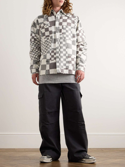 ERL Checked Cotton-Canvas Jacket outlook