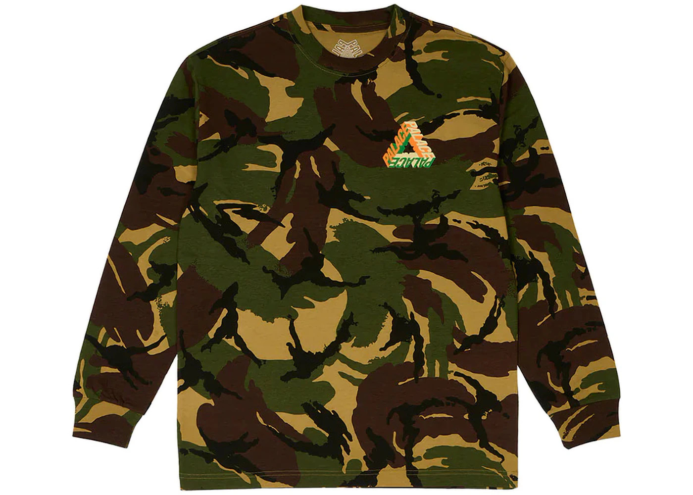 Palace P-3D Longsleeve (FW23) Woodland Camo - 2