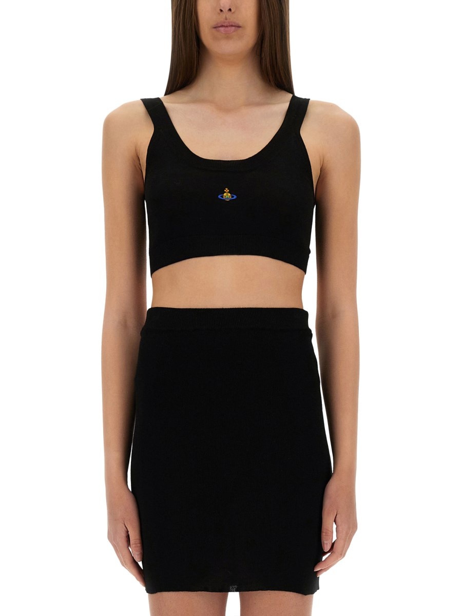 COTTON KNIT "BEA BRA" TOP - 1