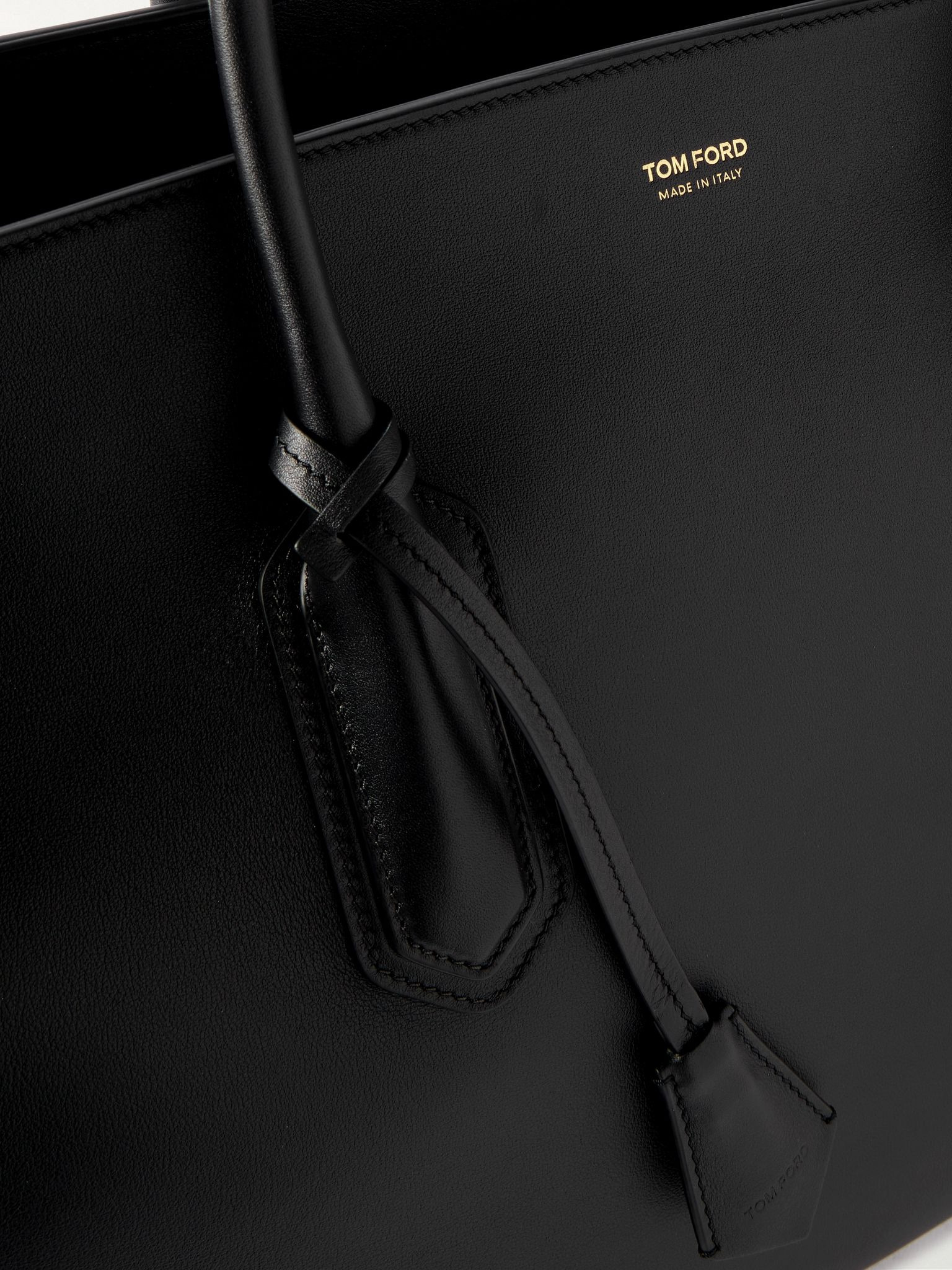 Alexander East West Leather Tote Bag Black - 4
