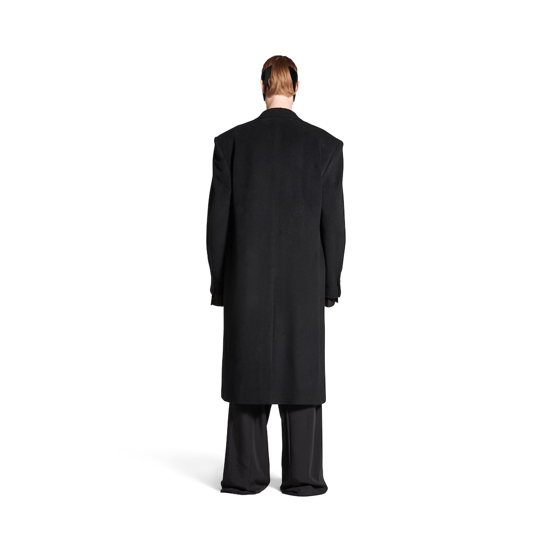 Men's Regular Fit Coat  in Black - 4