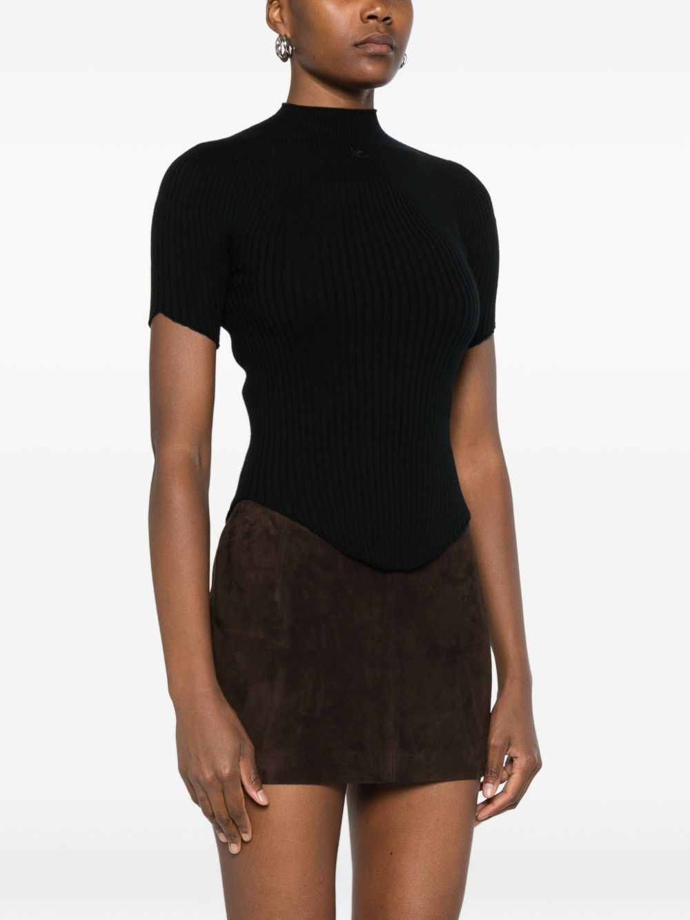 ribbed t-shirt - 3
