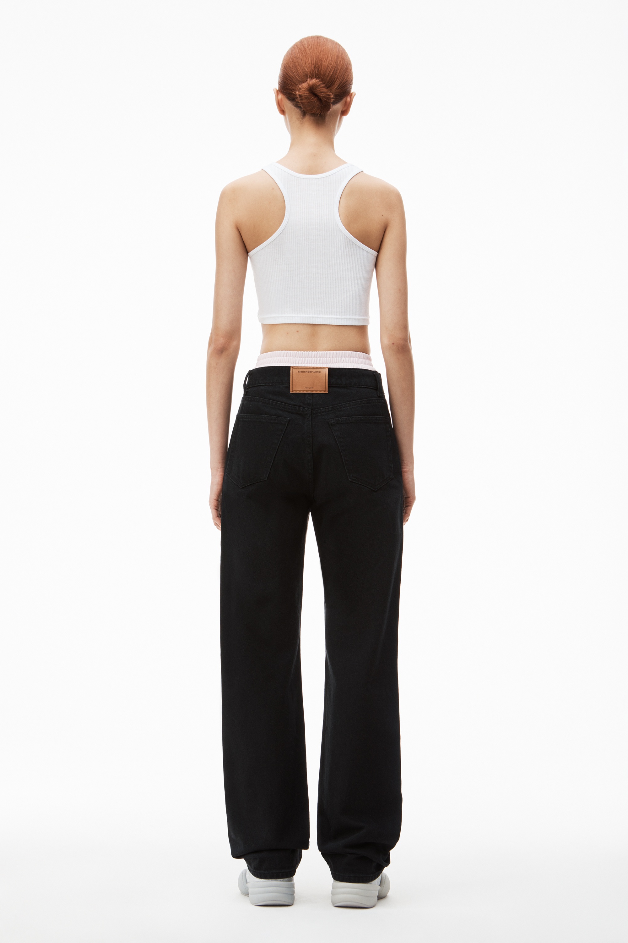 EZ mid-rise straight-leg jean in denim - 4