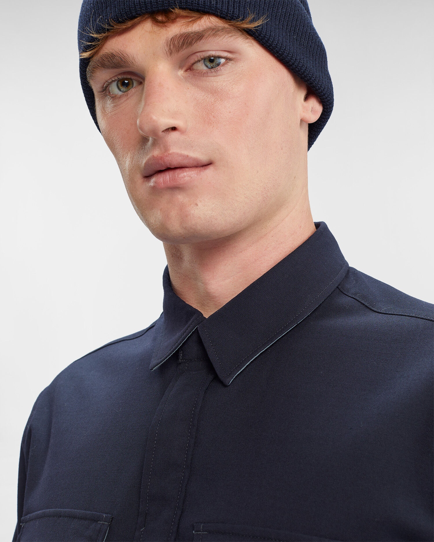 Wool Gabardine Shirt - 4