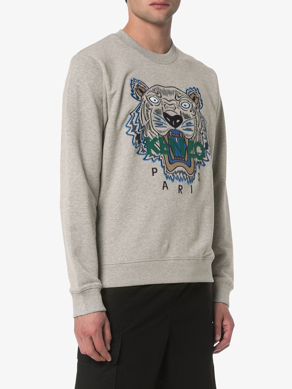 embroidered Tiger sweatshirt - 3