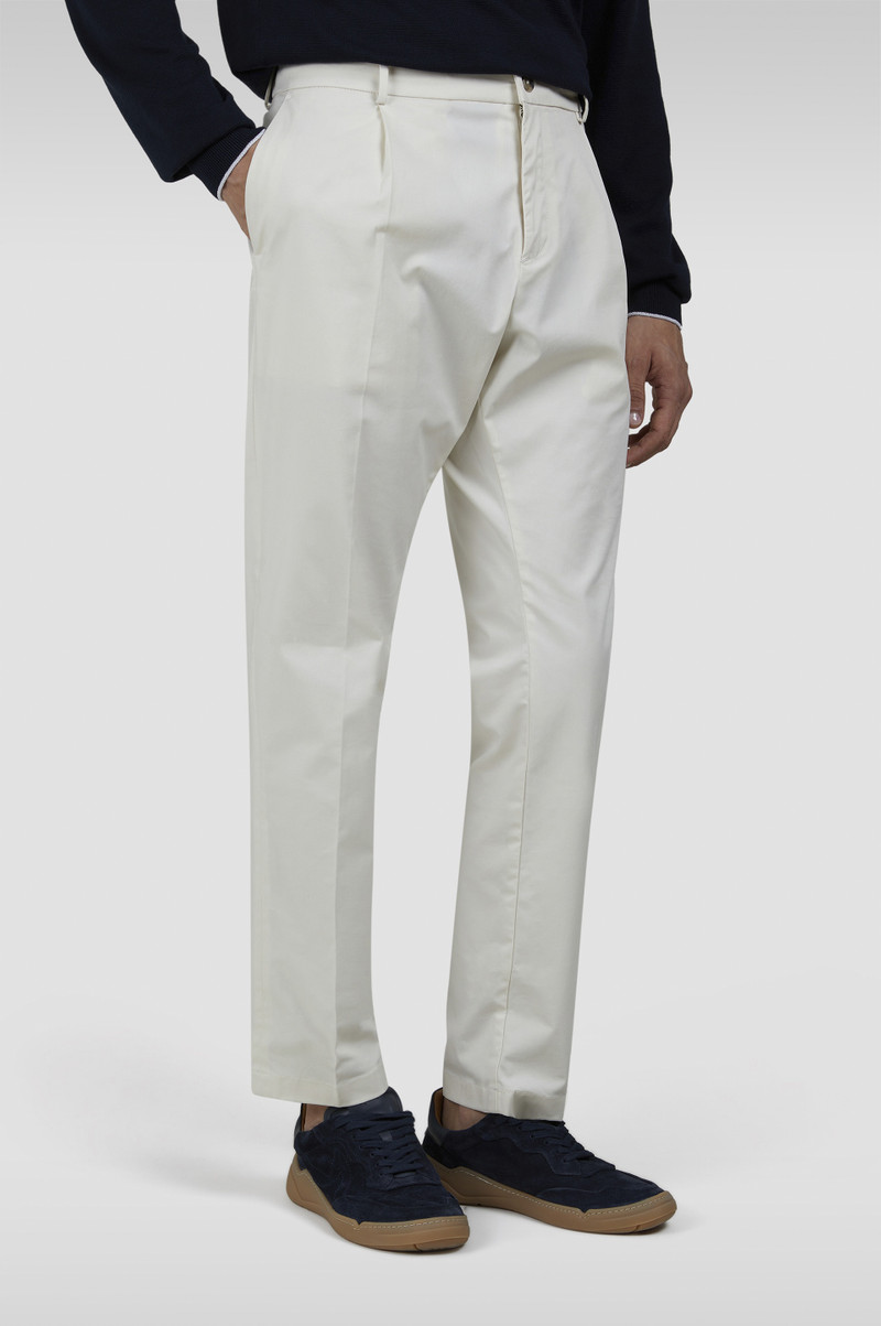 CHINO PANTS IN COTTON AND STRETCH TENCEL 6