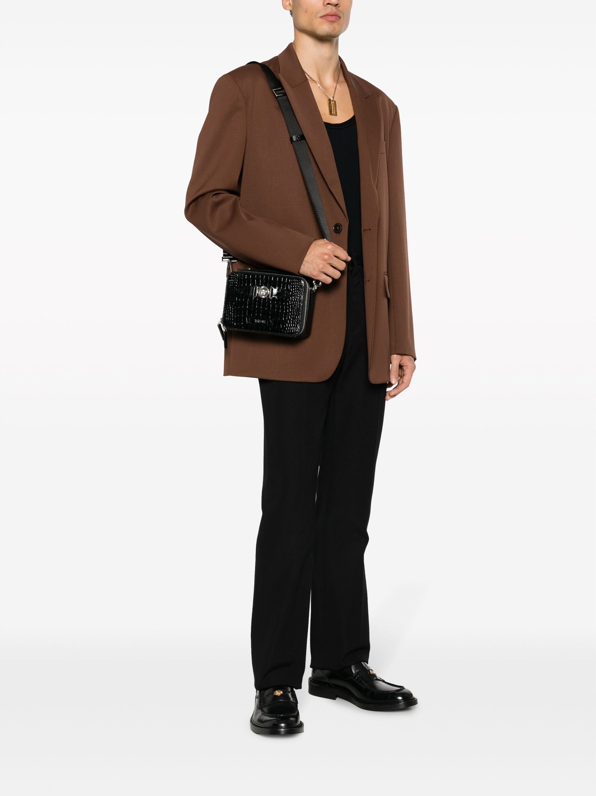 Black Medusa Biggie Cross Body Bag - 2
