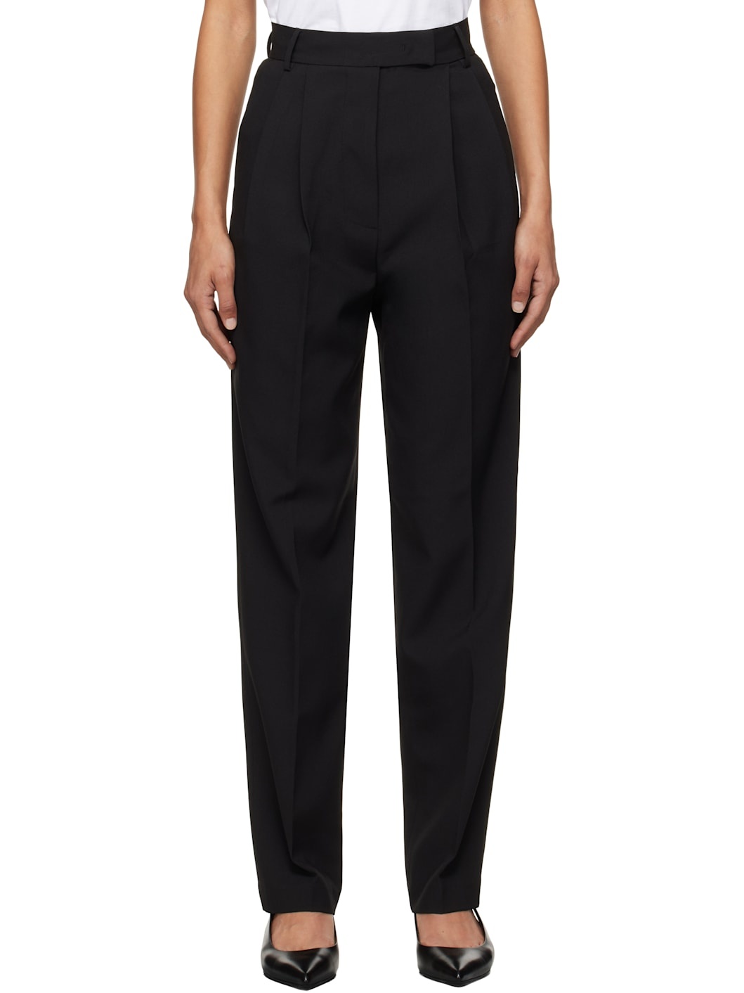 Black Bea Suit Trousers - 1