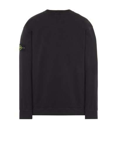 Stone Island 63750 GARMENT-DYED_HEAVY COTTON JERSEY BLACK outlook