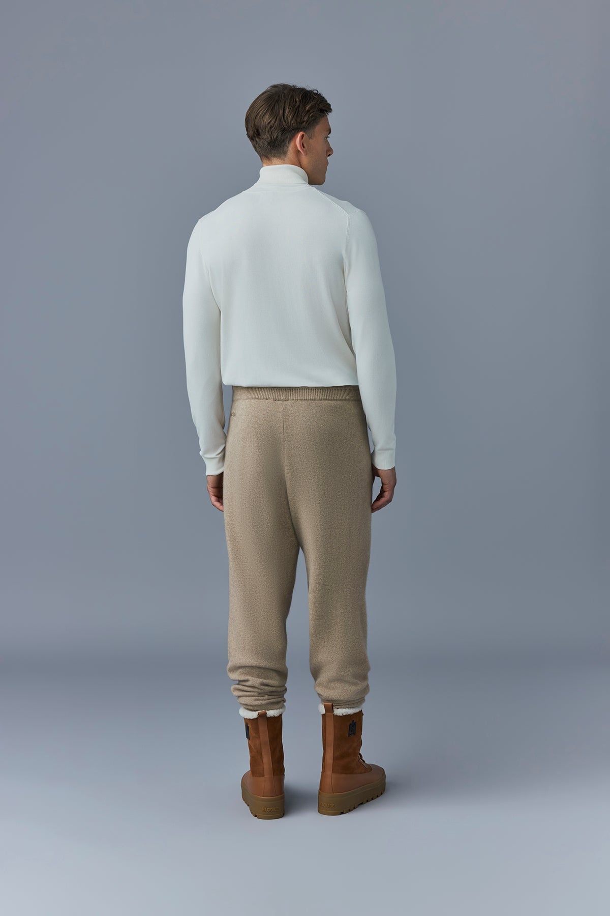 HARRISON Cashmere-blend sweatpants - 4