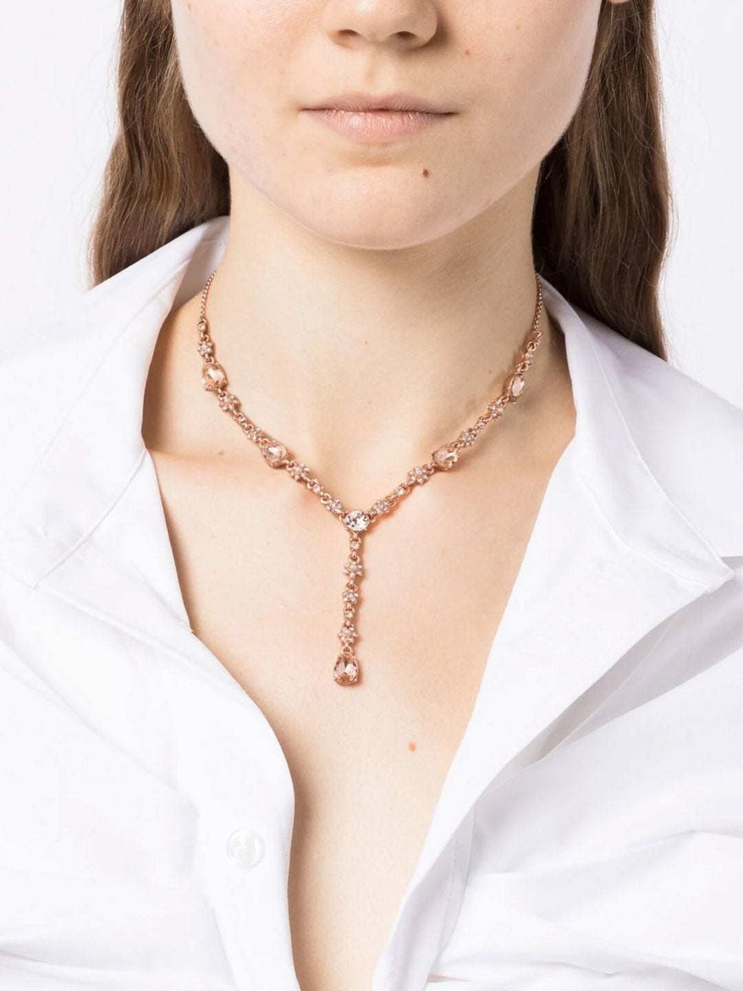 ROSE GOLD Y NECKLACE - 2