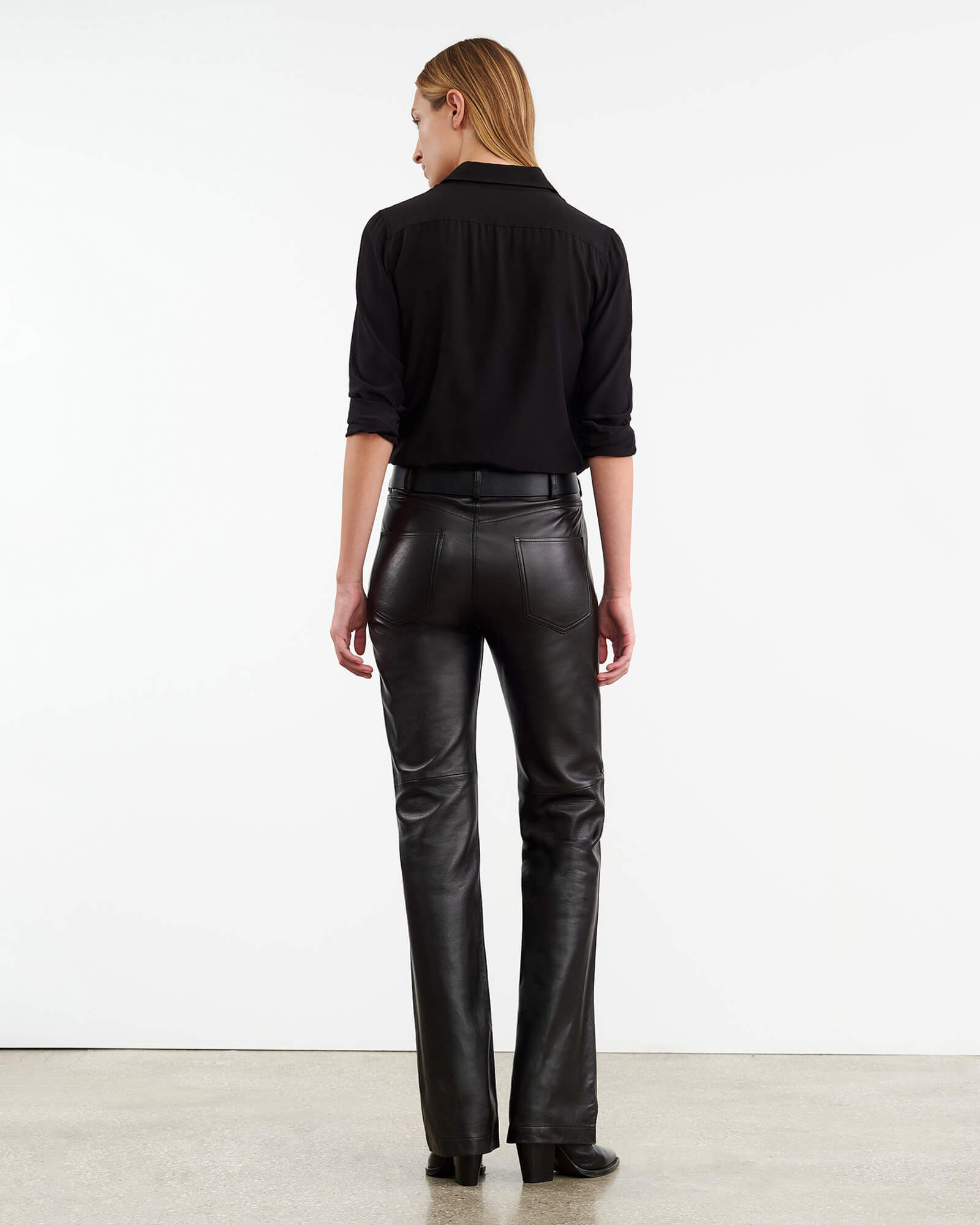 JOAN LEATHER PANT - 5