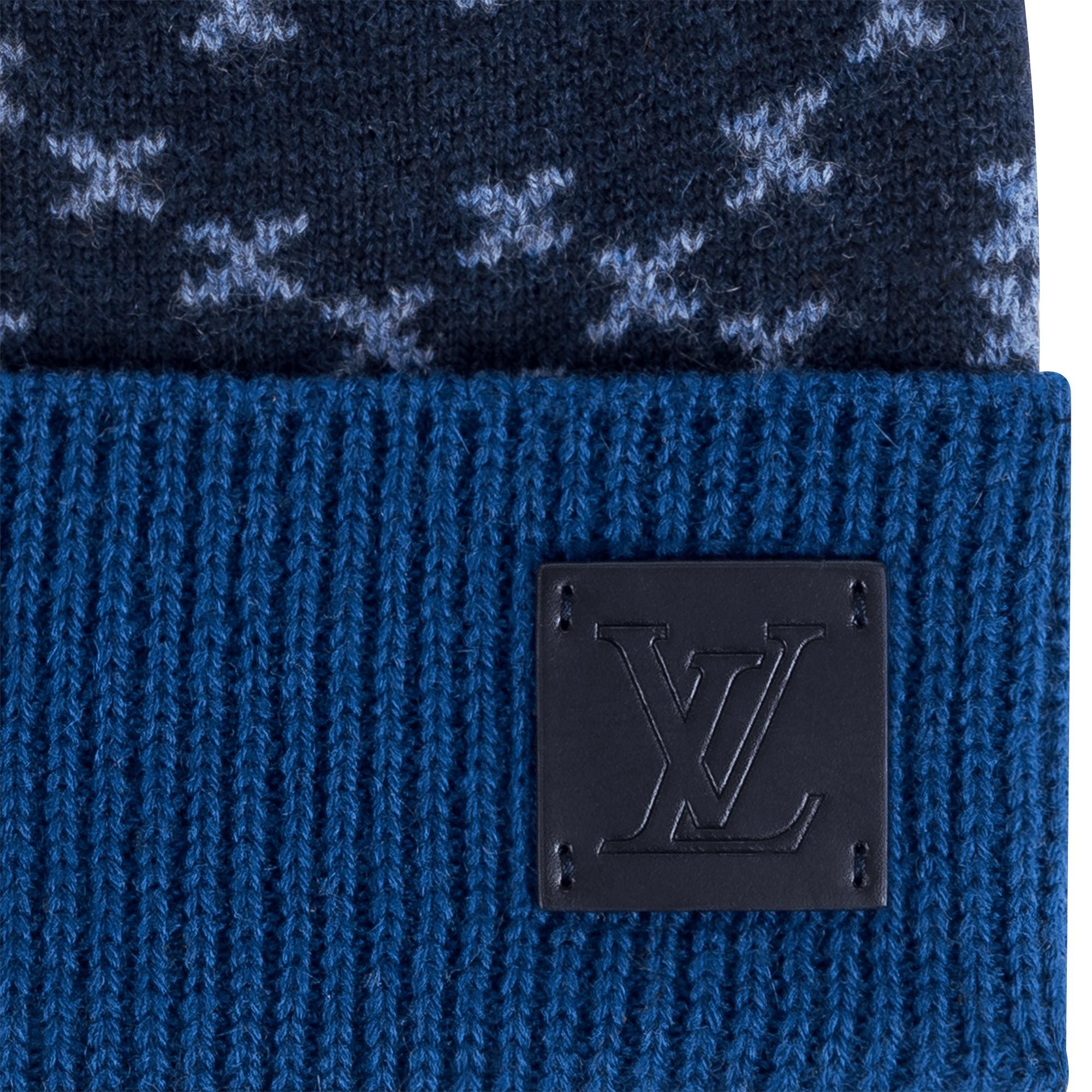 Monogram Flake Knit Hat - 2