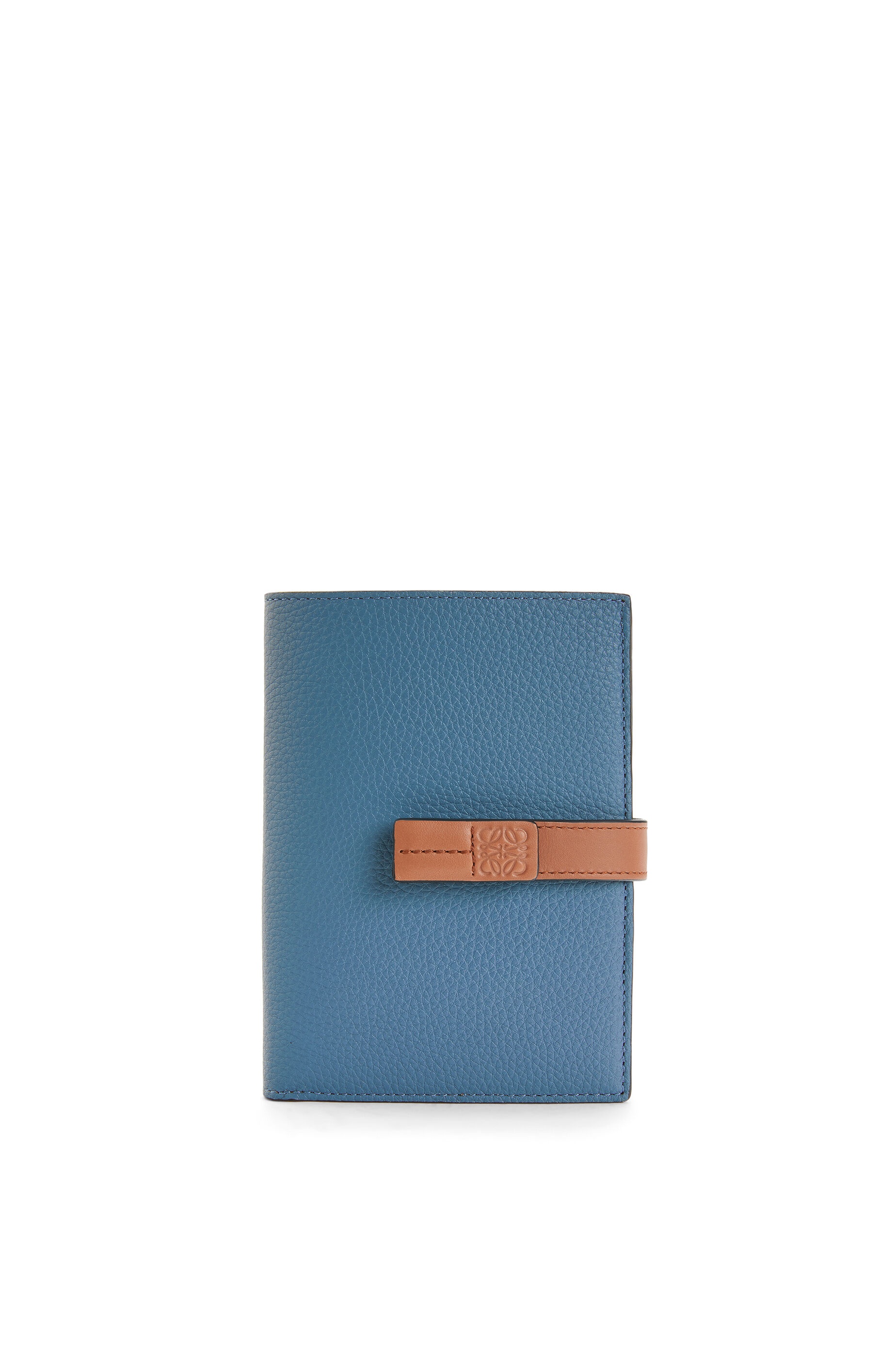 Medium Vertical Wallet in soft grained calfskin - 1