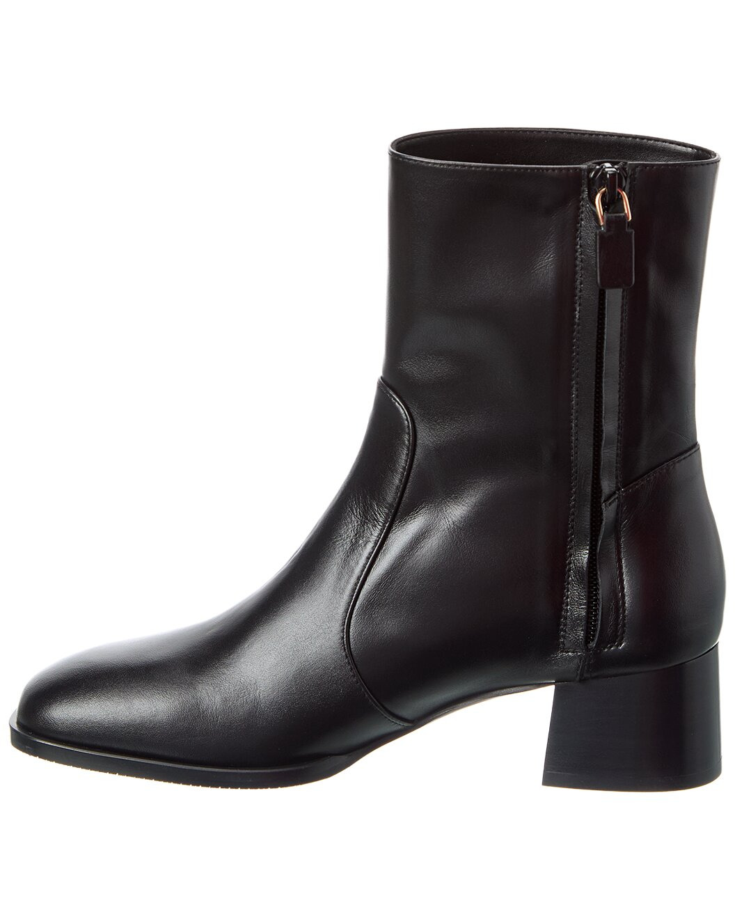 Stuart Weitzman Nola Zip Leather Bootie - 2