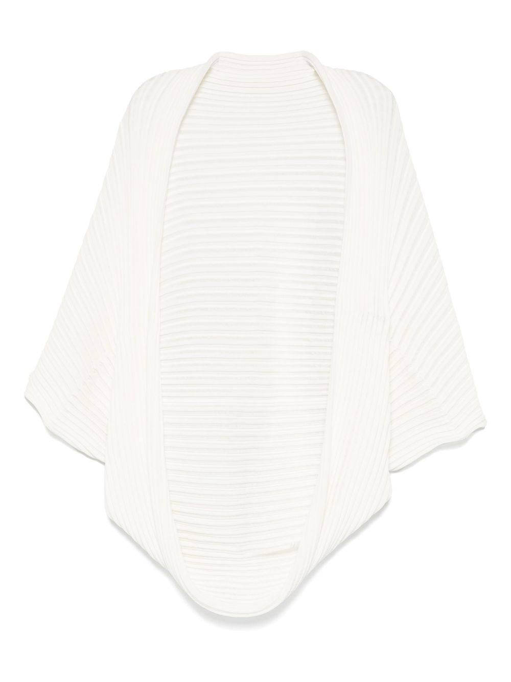 ribbed-knit cardigan - 1