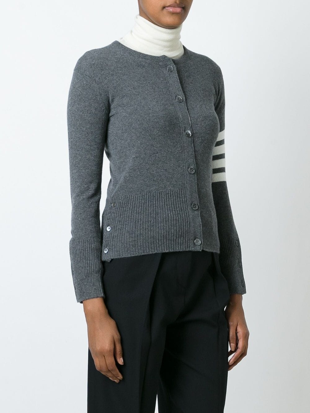 4-bar stripe cardigan - 3