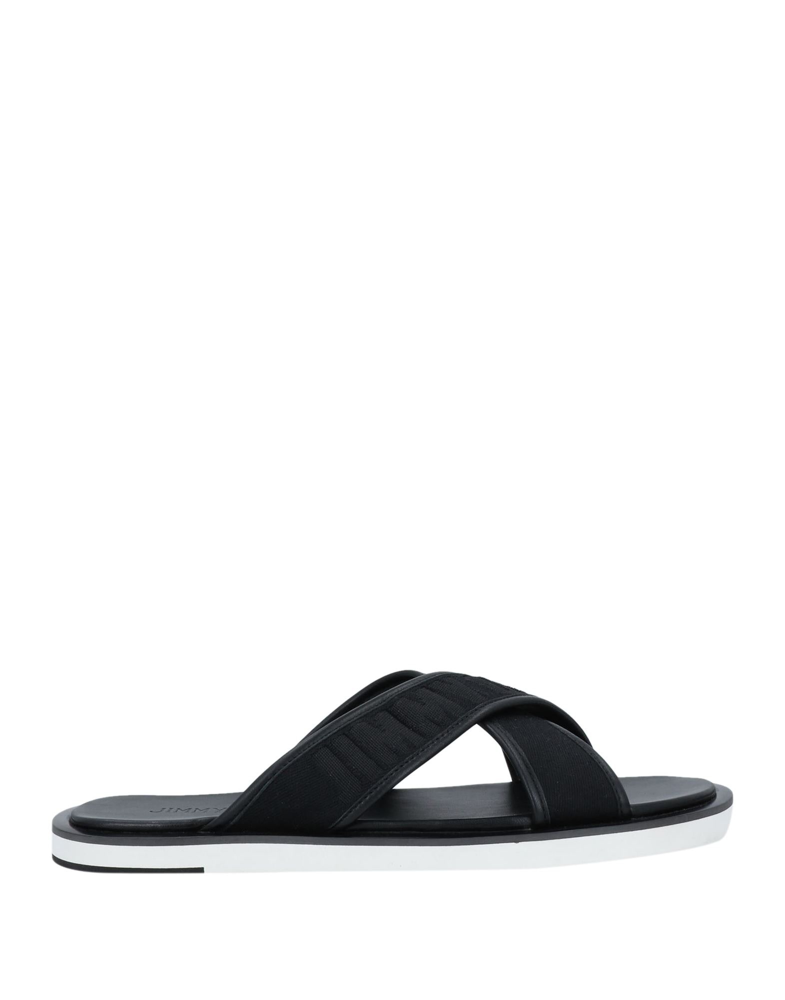 Black Men's Sandals - 1