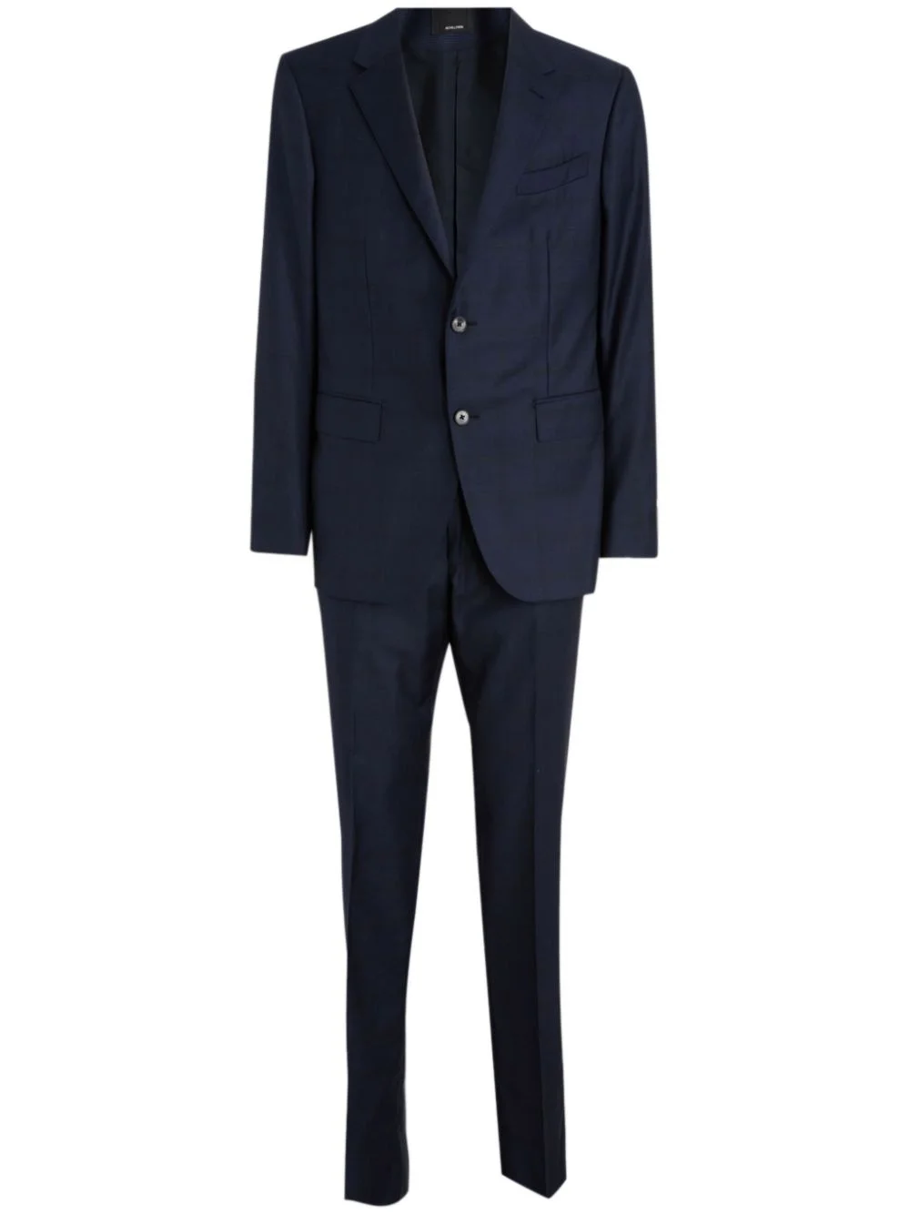 single-breasted cotton suit - 1