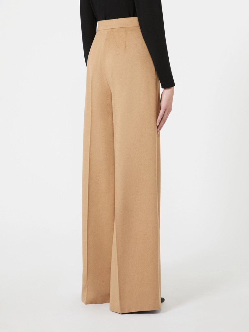 FILATO Wide sable-look camel trousers - CAMEL 4