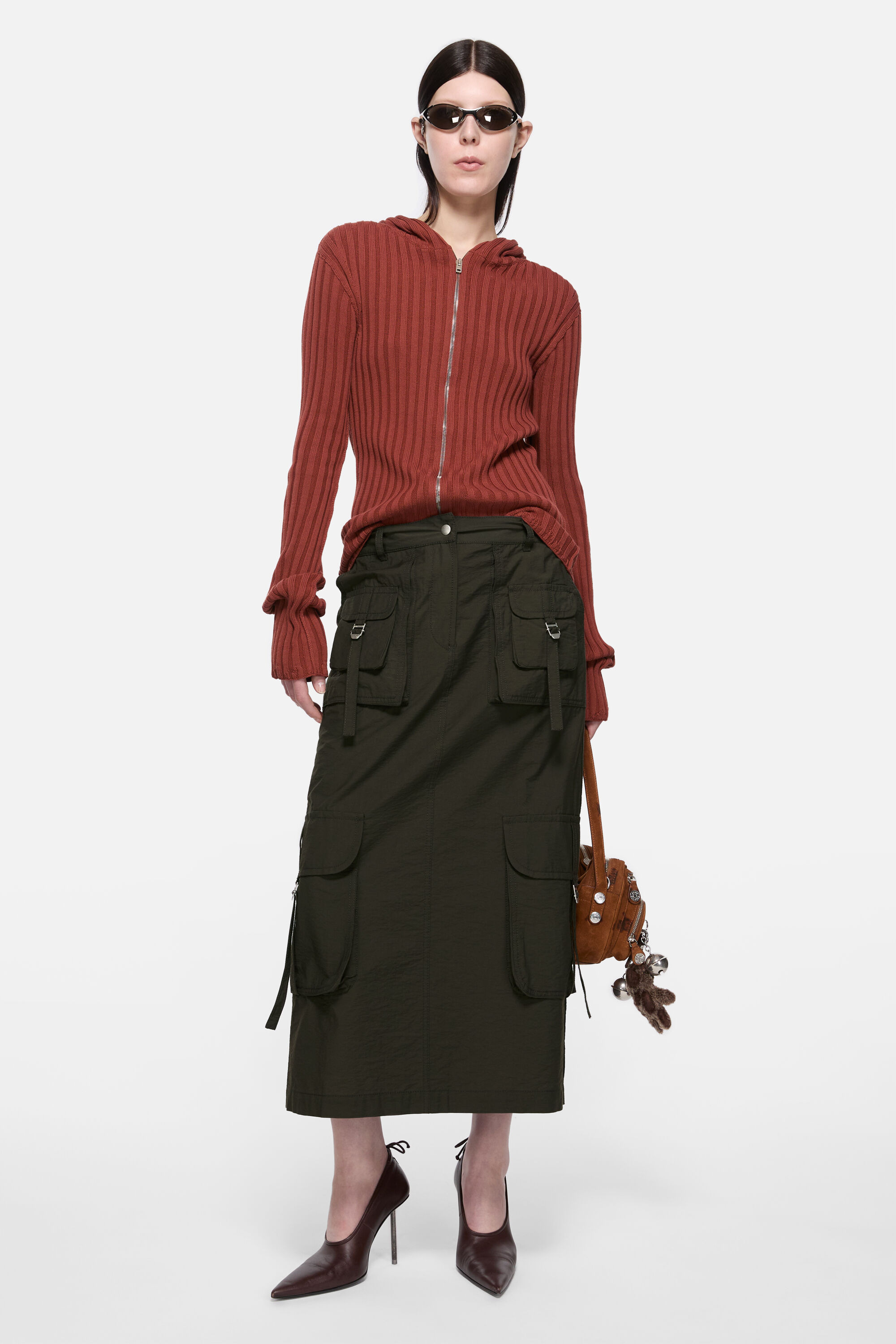 Cargo skirt - Dark grey - 2