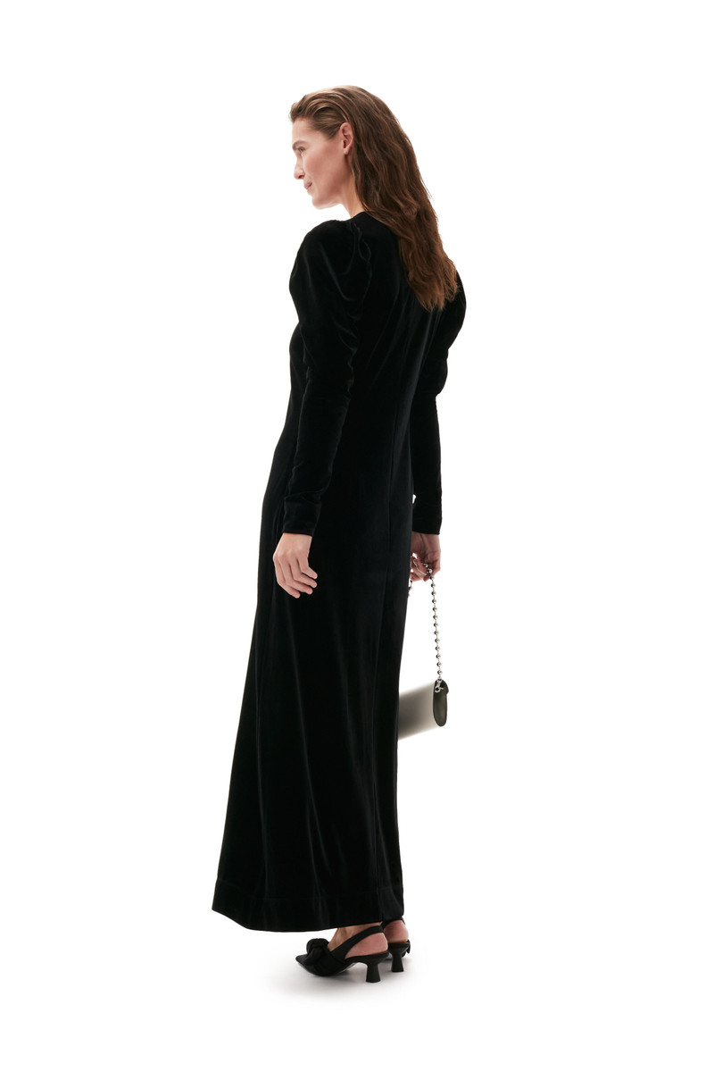 LONG VELVET DRESS 4
