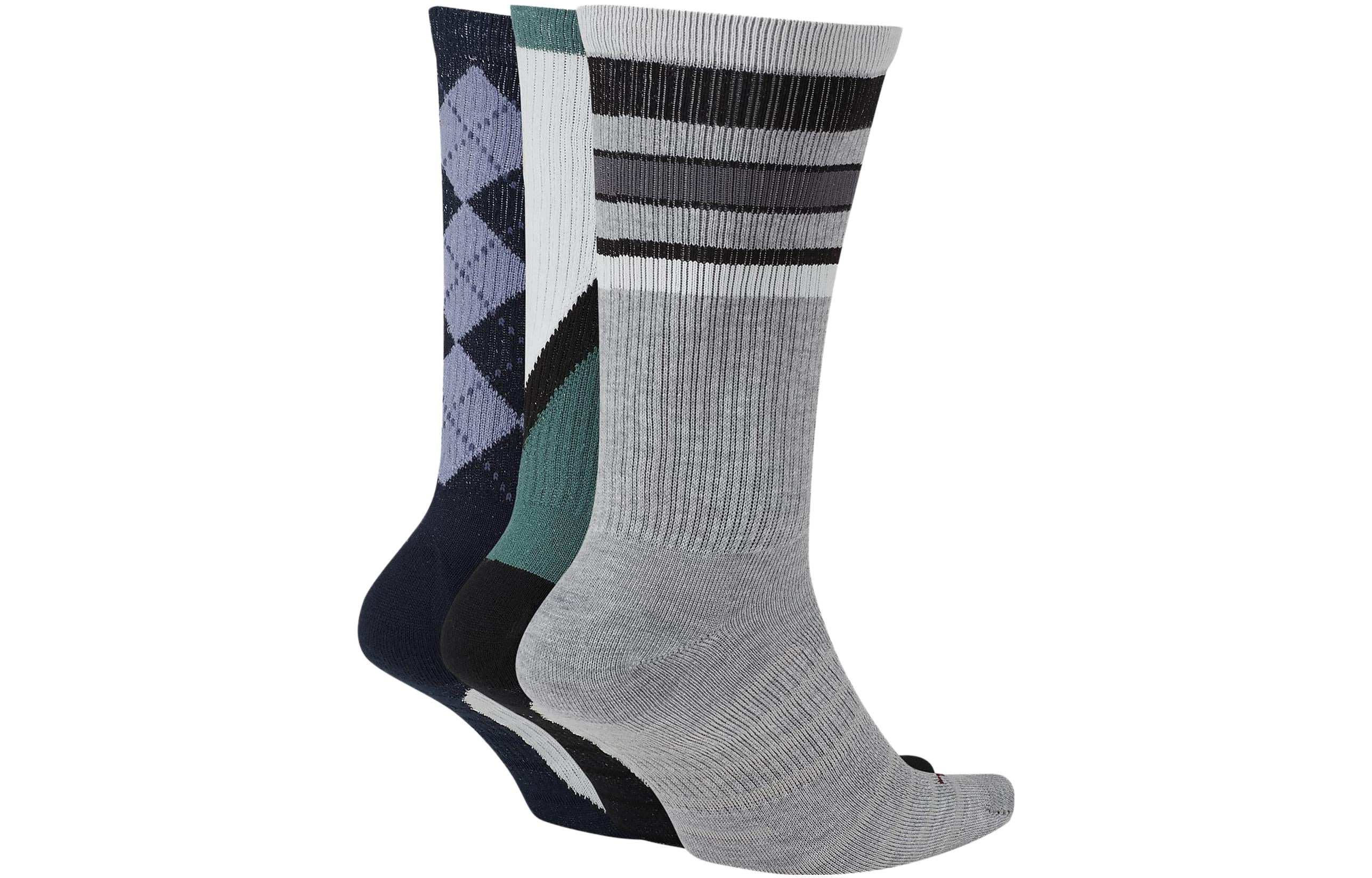 Nike SB Everyday Max Lightweight Mid-calf skate socks (3 pairs) 'Multi Color' SK0096-967 - 2