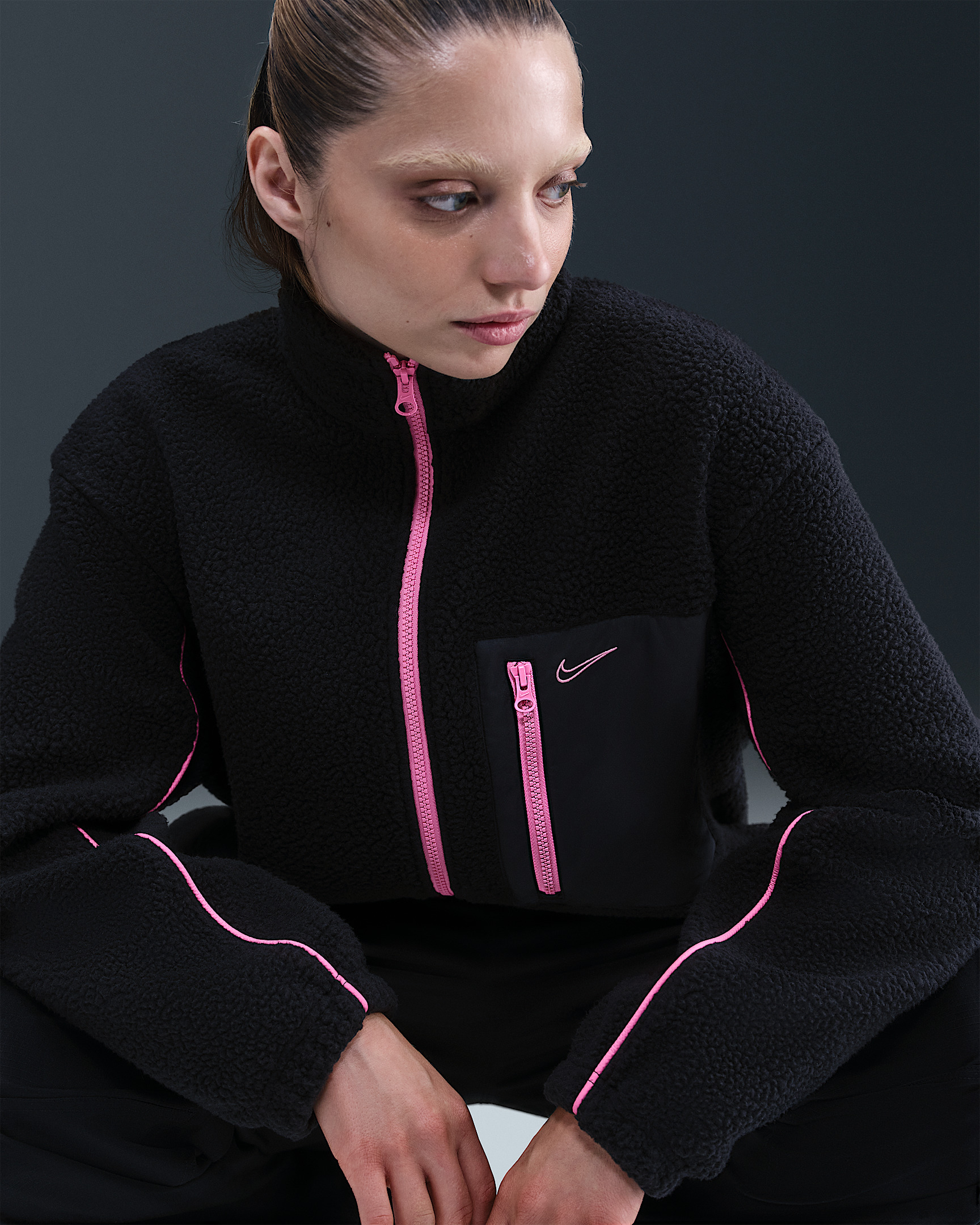 Nike Sportswear Women's Full-Zip High-Pile Fleece Jacket - 3