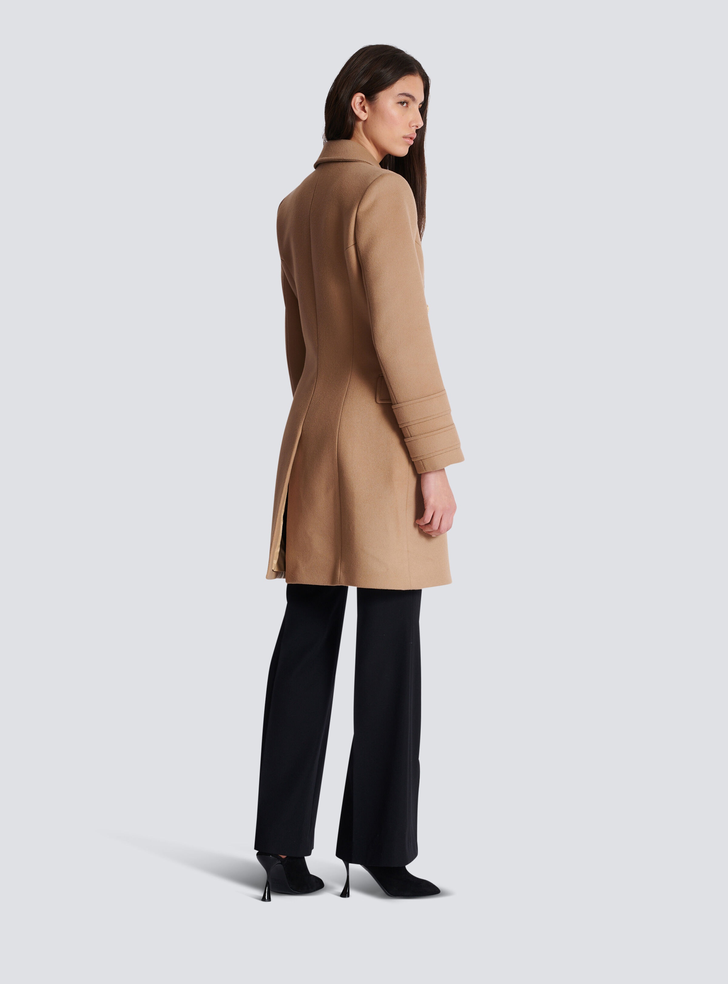 Wool and cashmere coat - 4