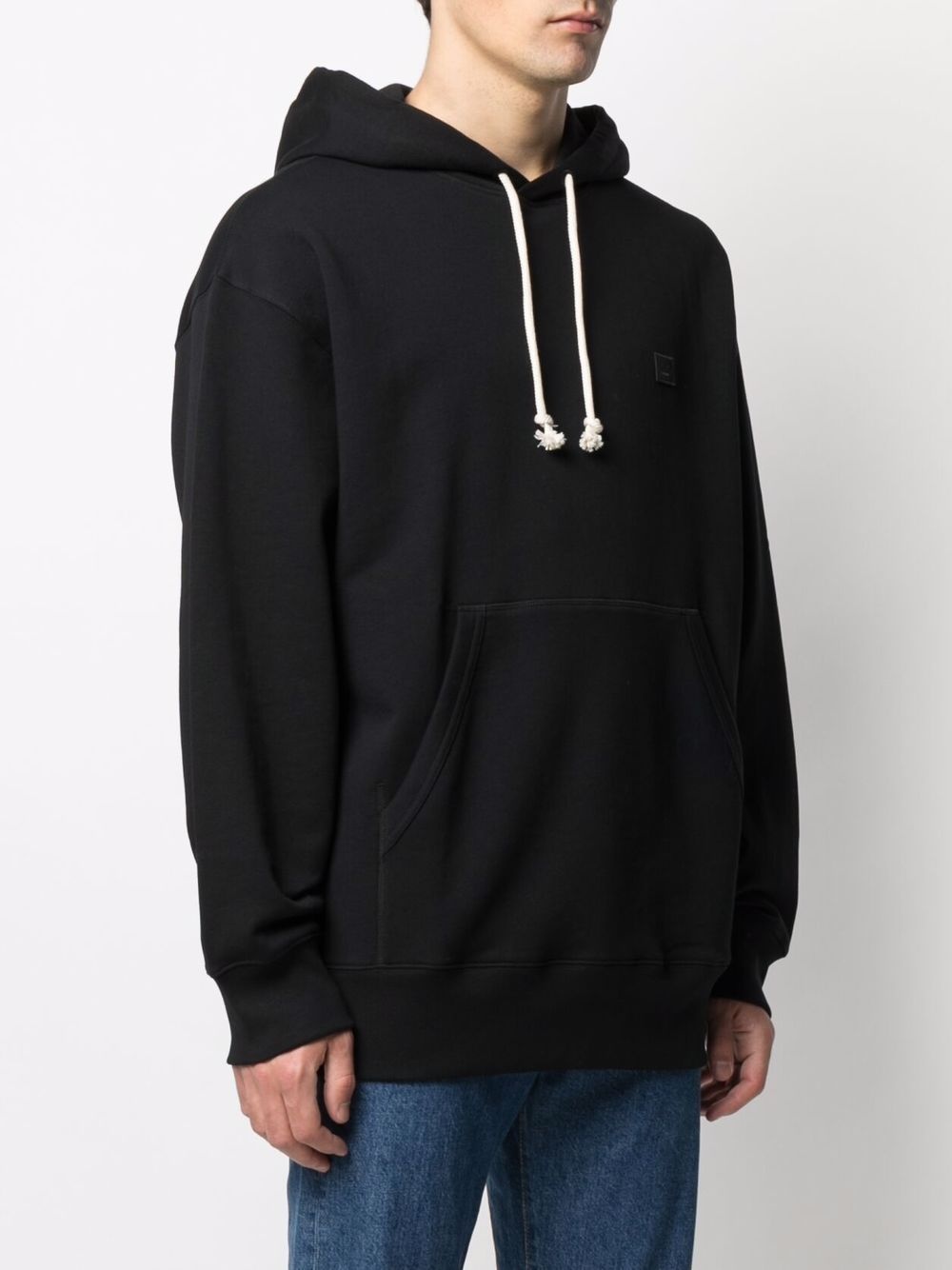 face-patch oversized hoodie - 4