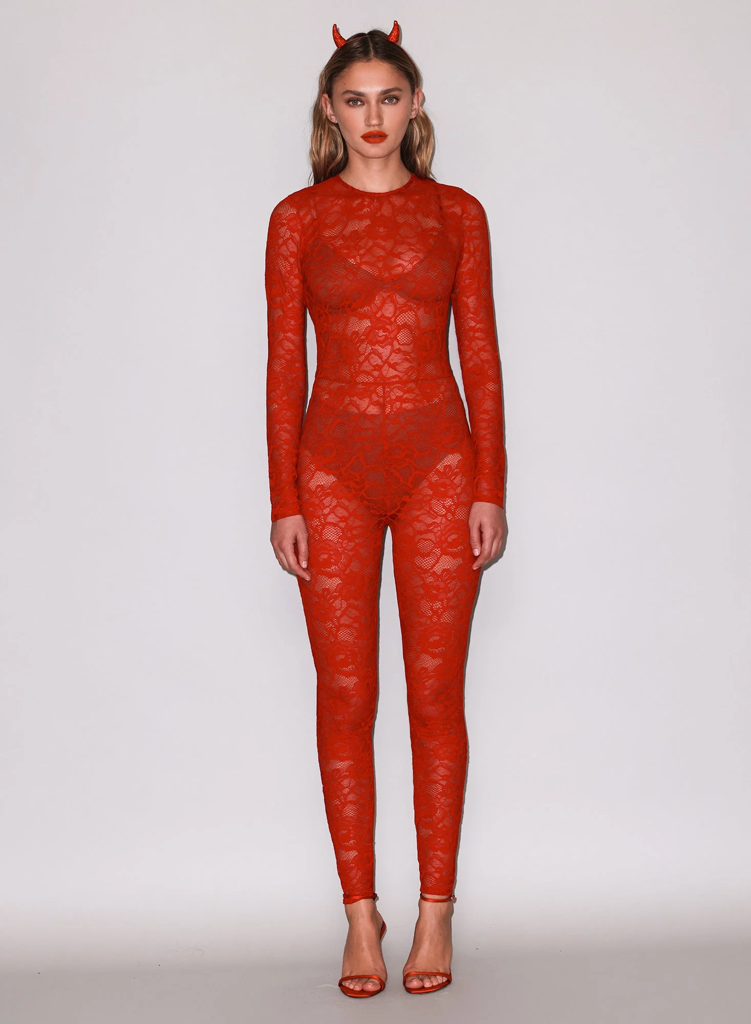 Lace Catsuit - 1