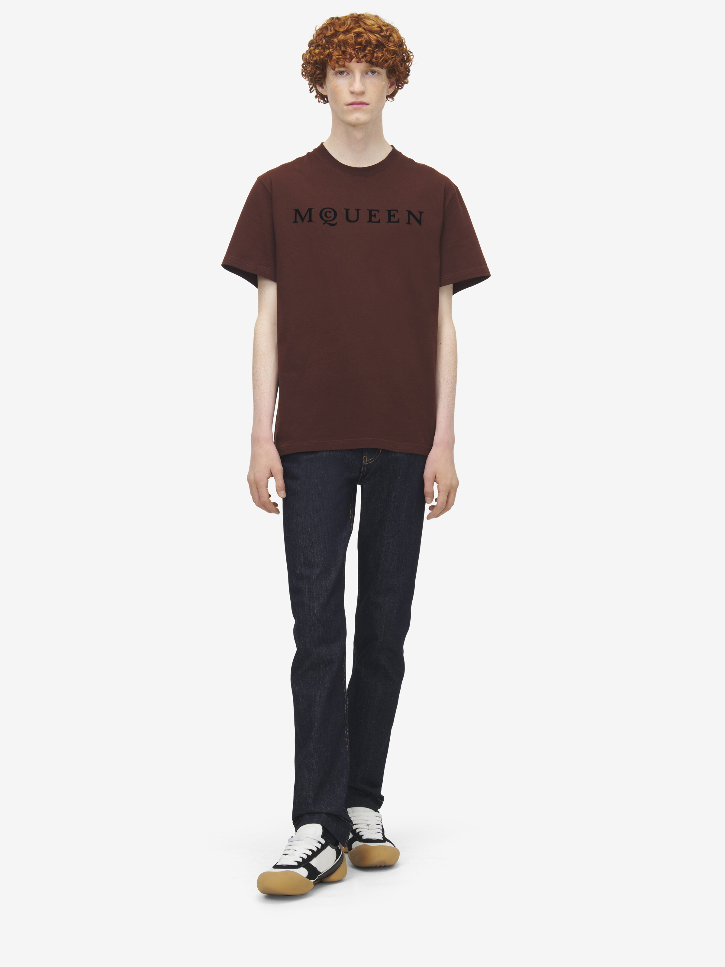 Flocked McQueen Logo T-shirt - 3
