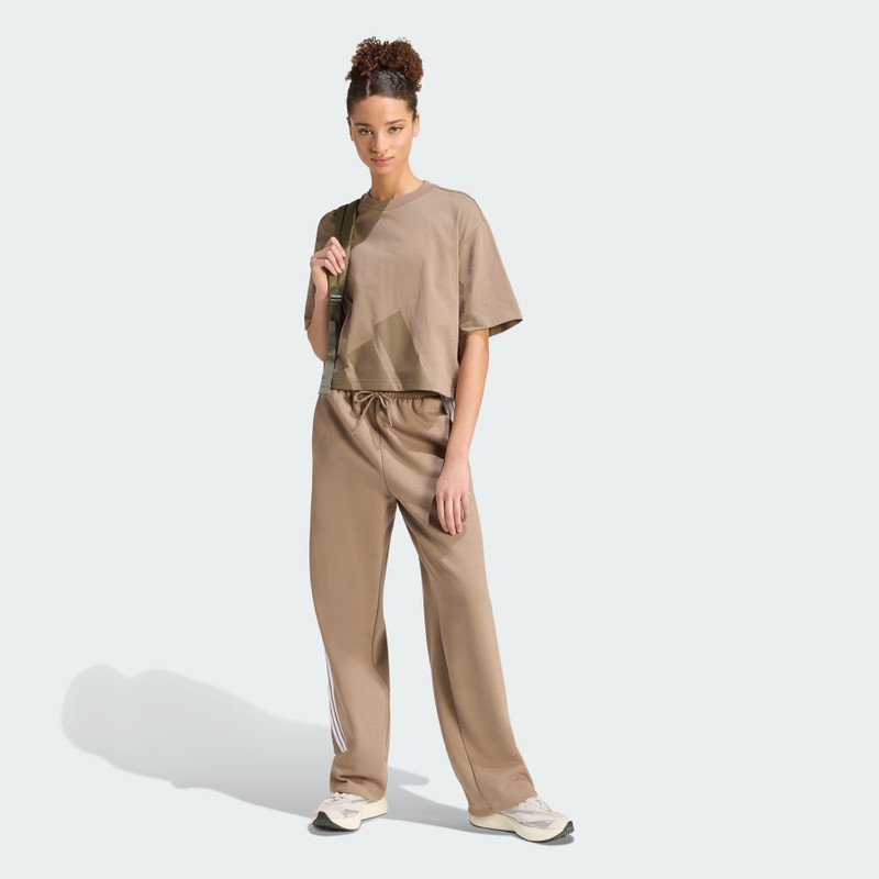 Essentials 3-Stripes Open-Hem French Terry Pants 4