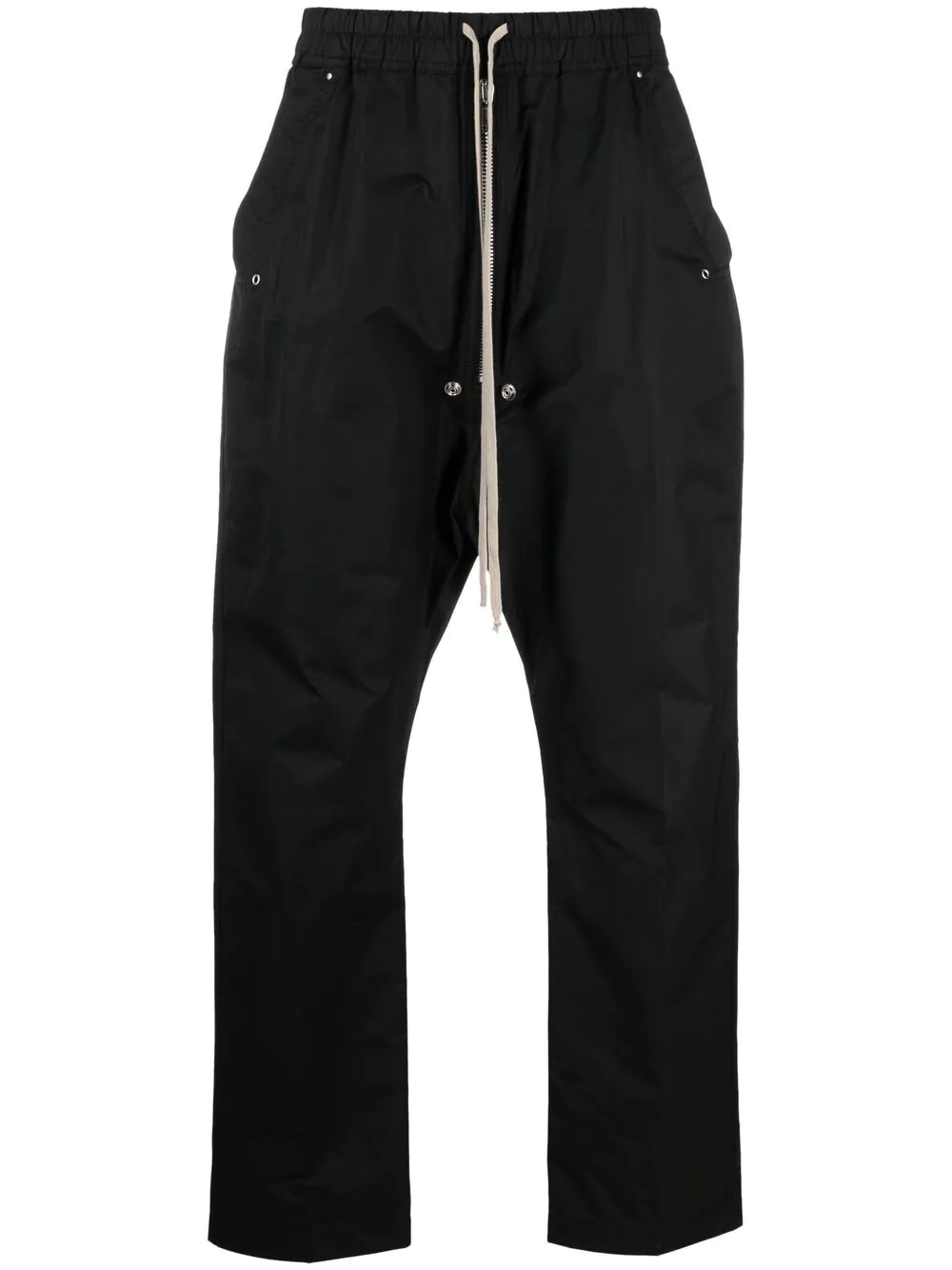 elasticated lightweight trousers - 1