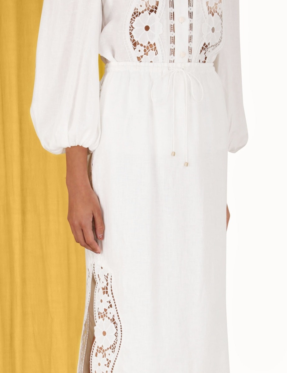 HALCYON BRODERIE SKIRT - 5