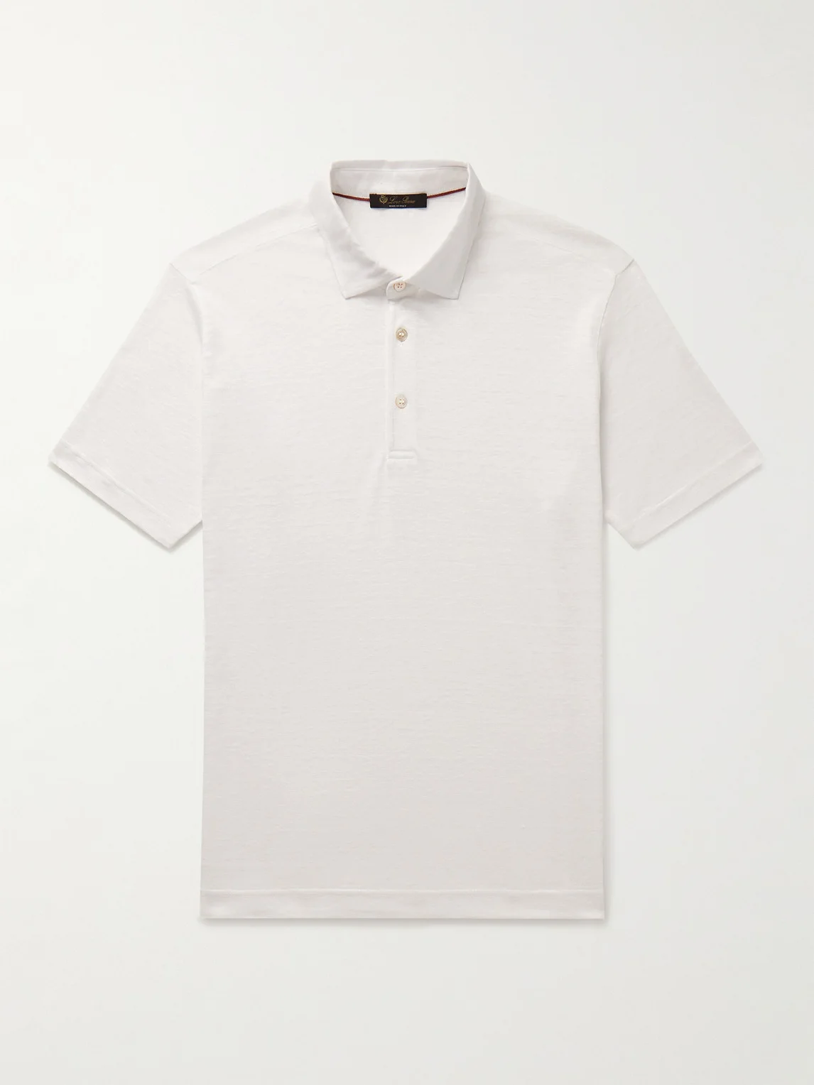 Linen-Jersey Polo Shirt - 1