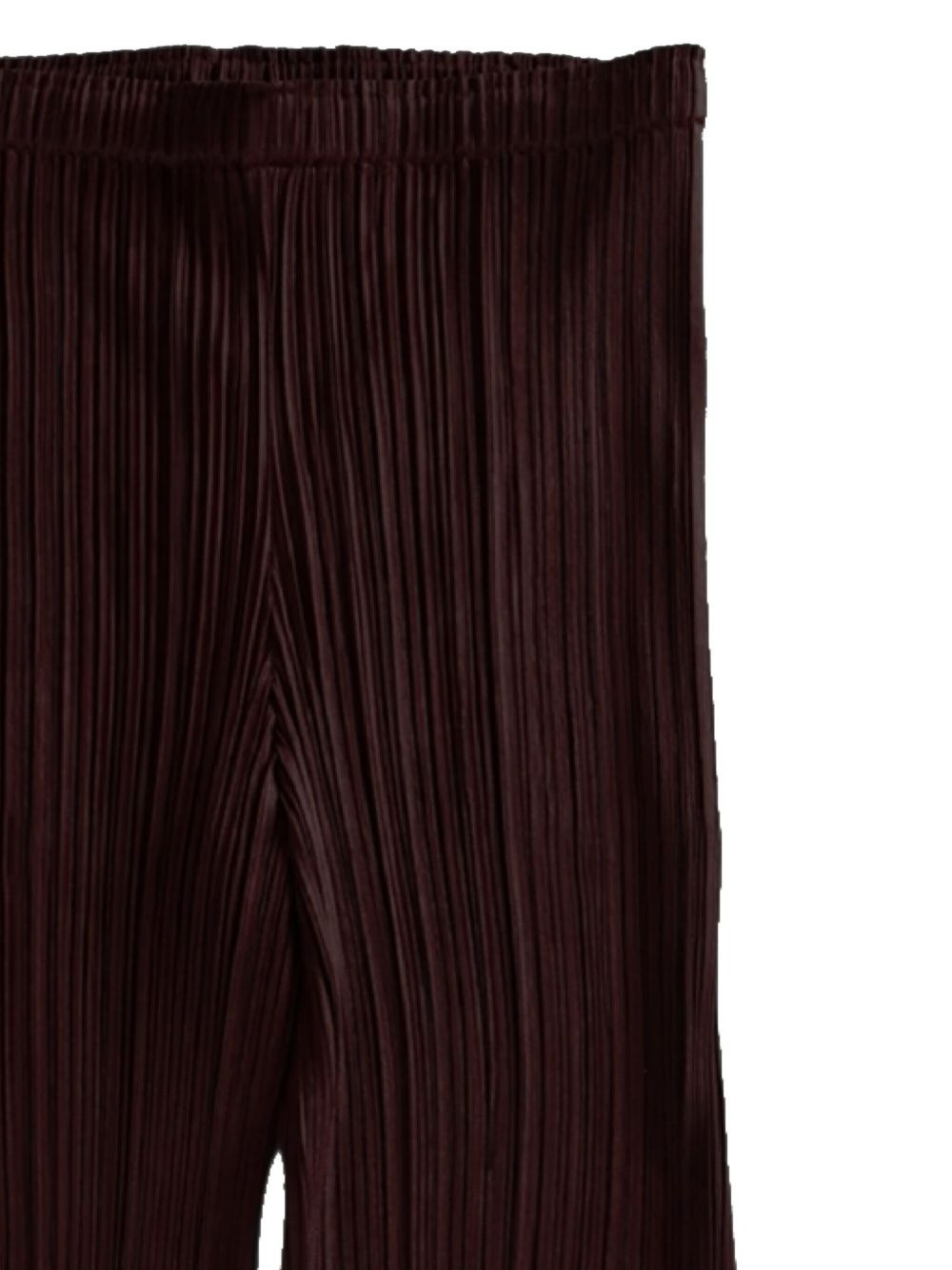 pleated straight-leg trousers - 2