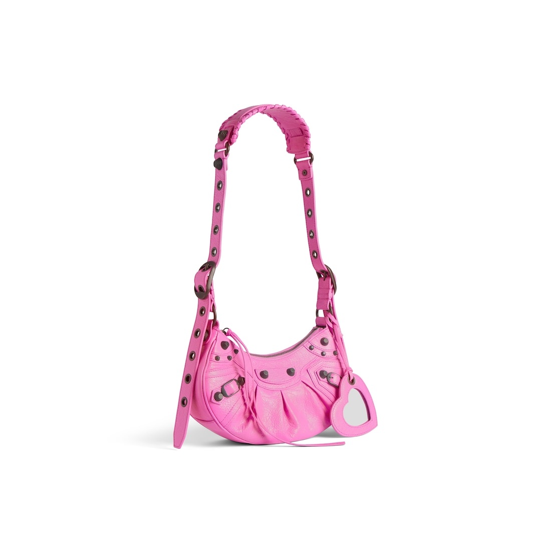 Women's Le Cagole Shoulder Bag Xs in Glossy Pink - 2