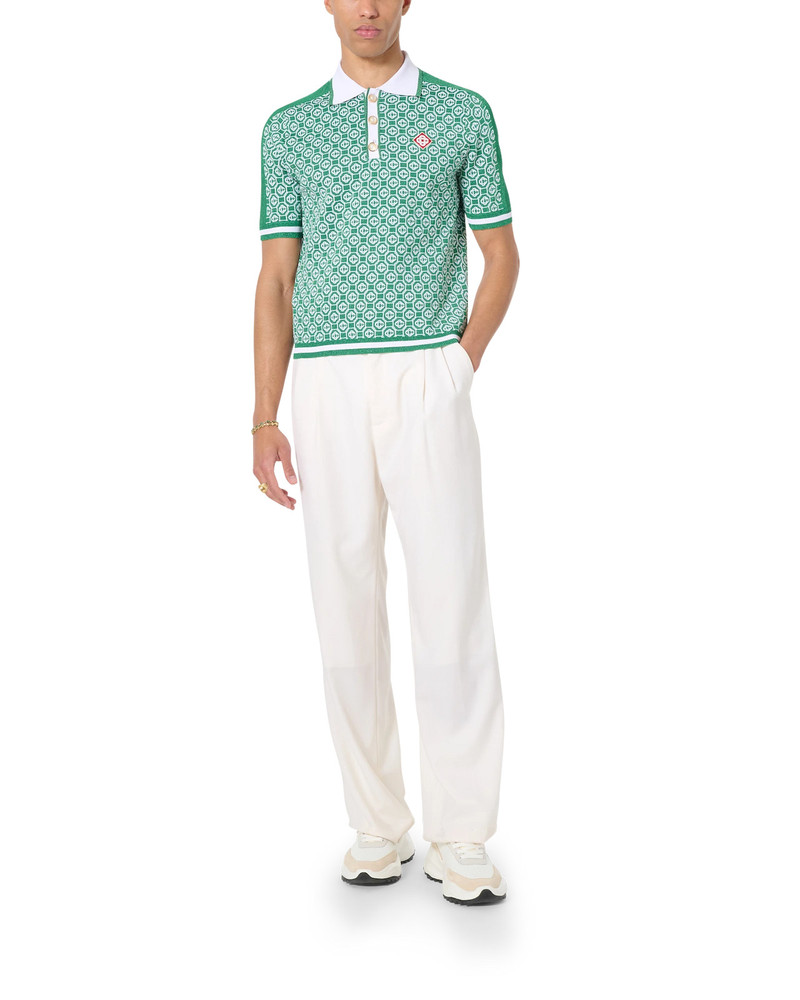CASABLANCA Jacquard Polo outlook