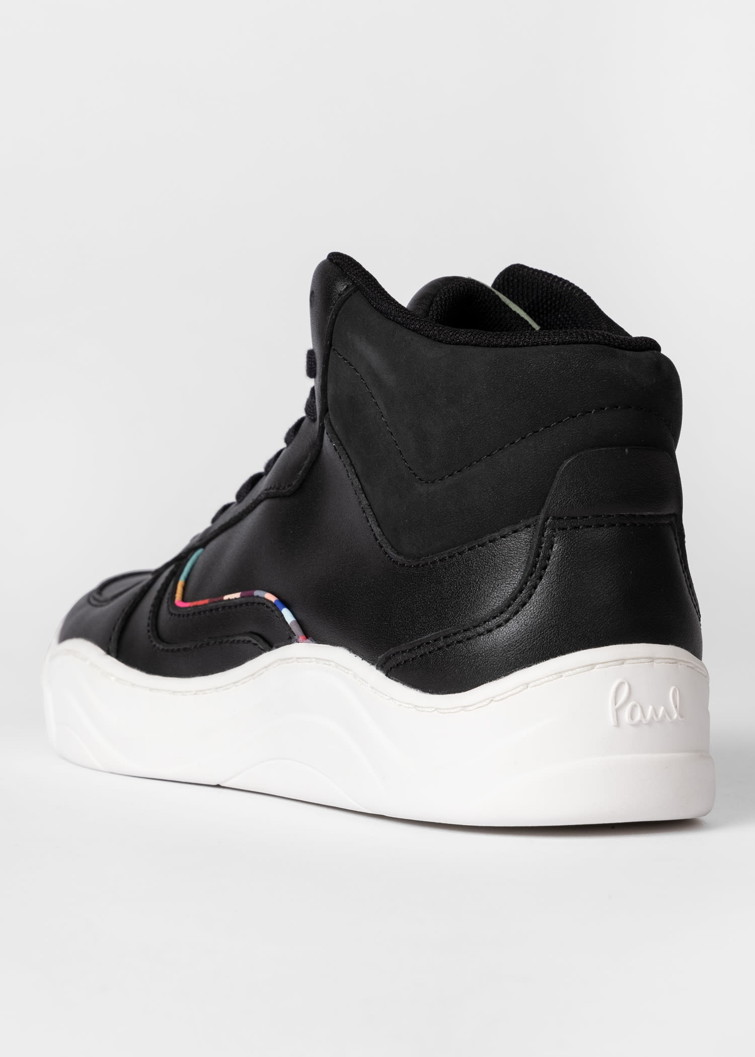 Leather 'Clem' High-Top Sneakers - 4