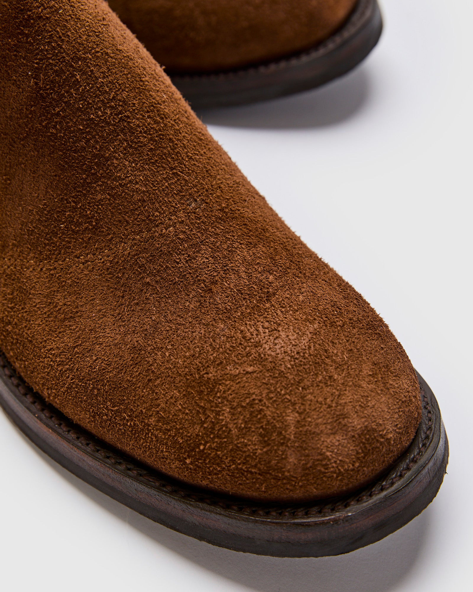 Congress Chelsea Boot in Brown Roughout - 7