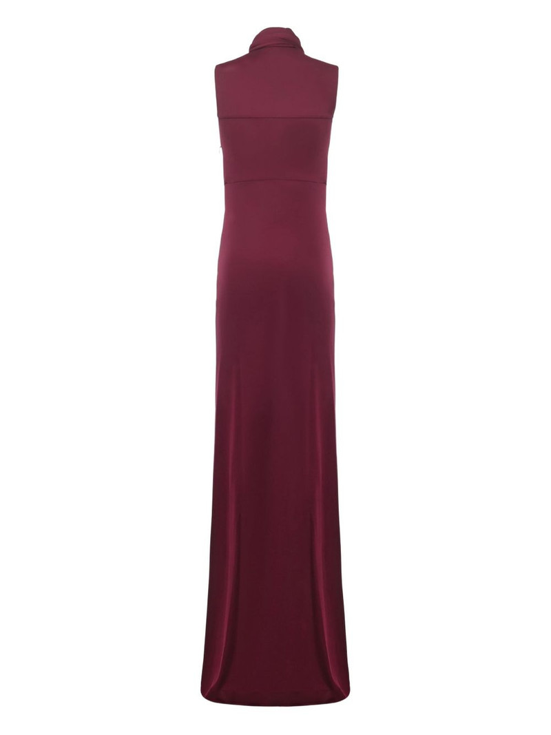 Alaïa tie-detailed maxi dress outlook